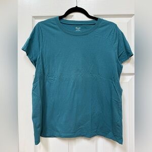 Madewell Teal Crew Neck Tee Sz XL